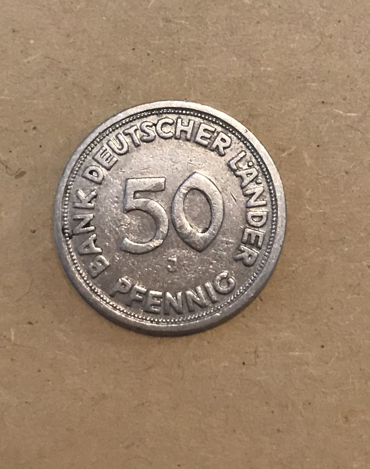 50 pfennig - Schatzwert Wert von Schätzen